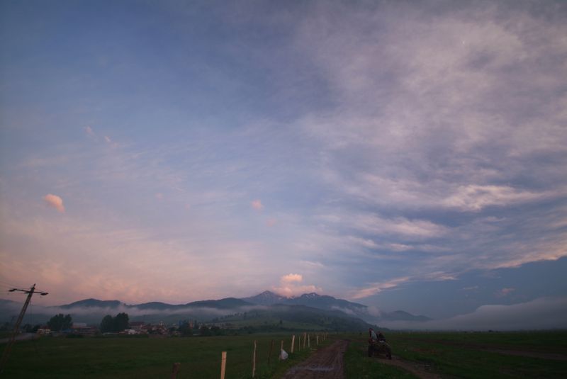 panorama hinter rasnov