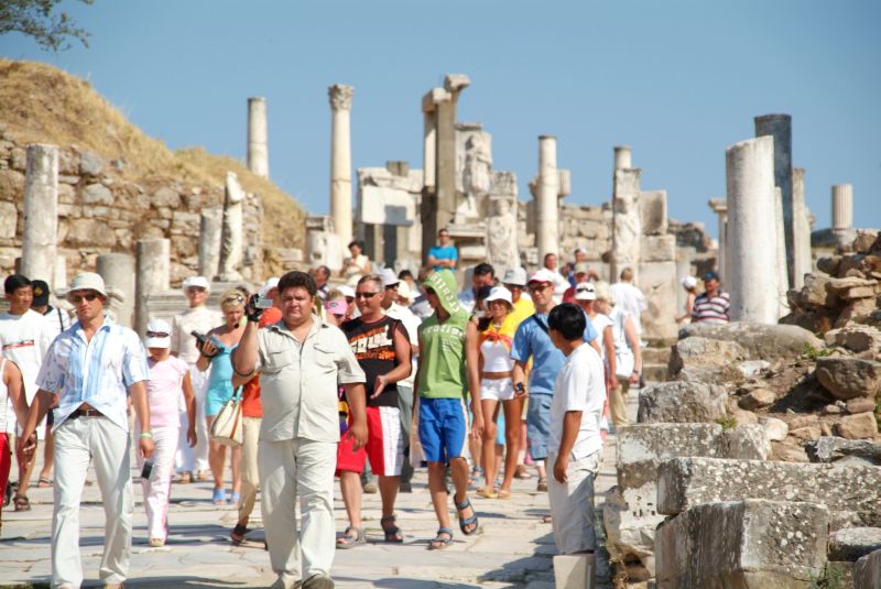 	Ephesos - auch bei Touris sehr beliebt