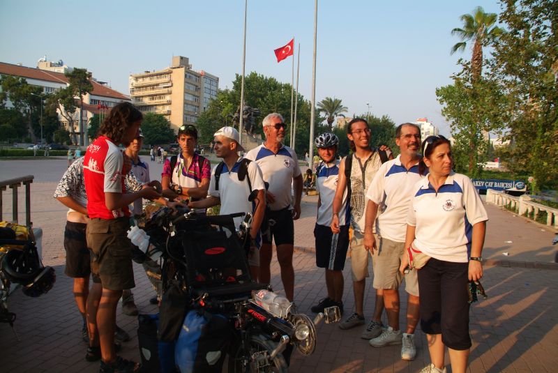 Treffen mit Radlerclub in Antalya