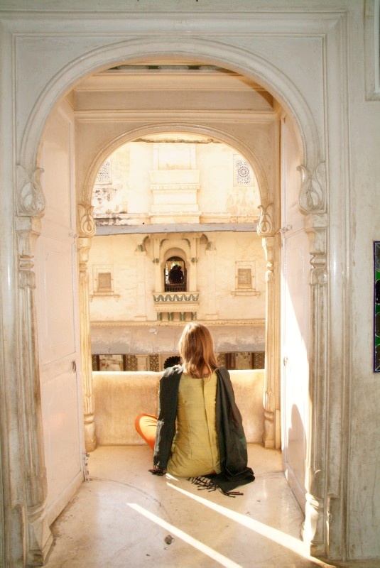 Rajasthan, Indien: Mandy im Palast in Udaipur