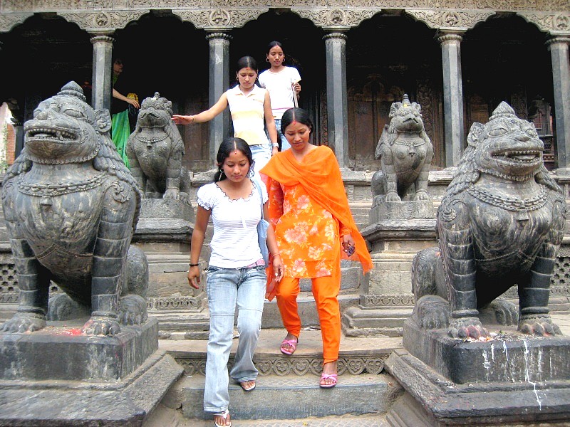 	Nepal: Tempel in der Königsstadt Pathan	