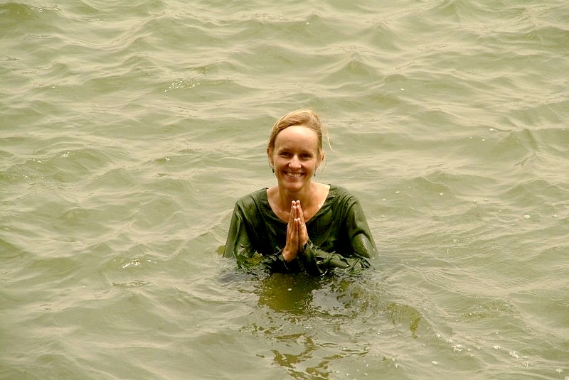 	Indien: Wir baden im heiligen Fluss Ganges	