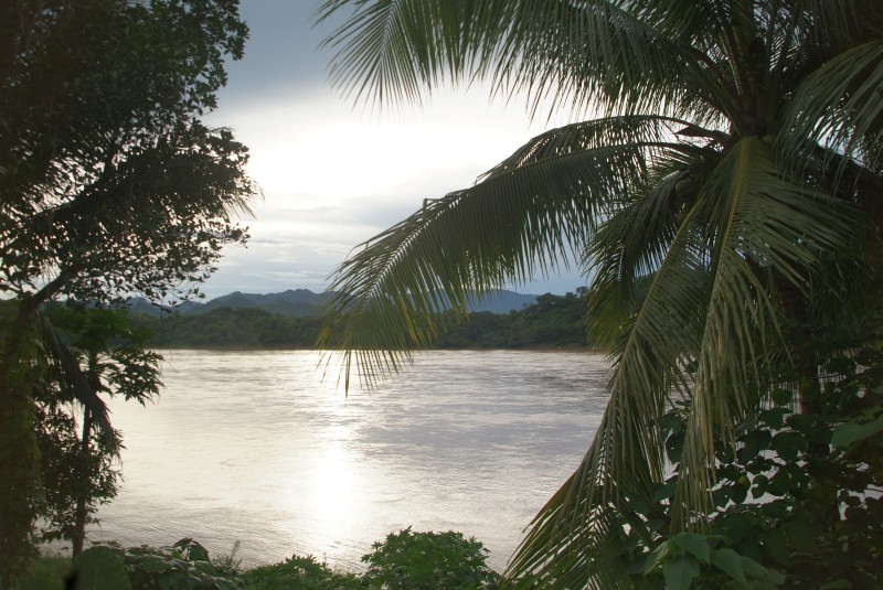 	Laos: Der Mekong in Louang Prabang	