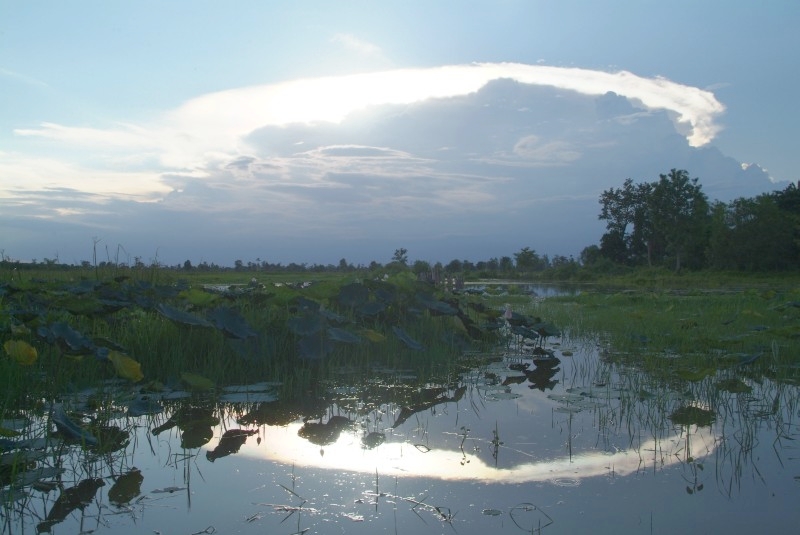 	Kambodscha: Abendstimmung	